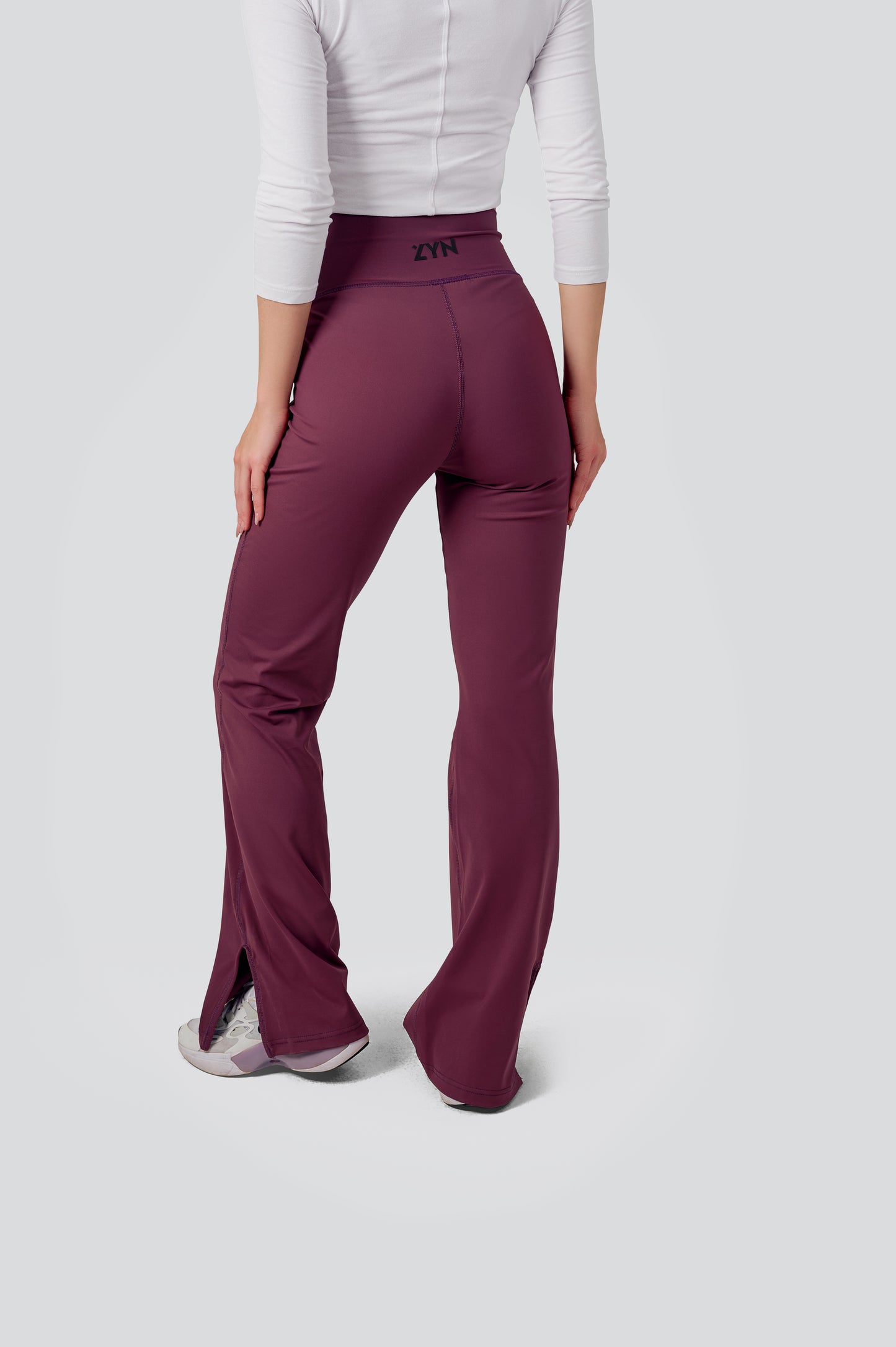 Burgundy Flare Pants
