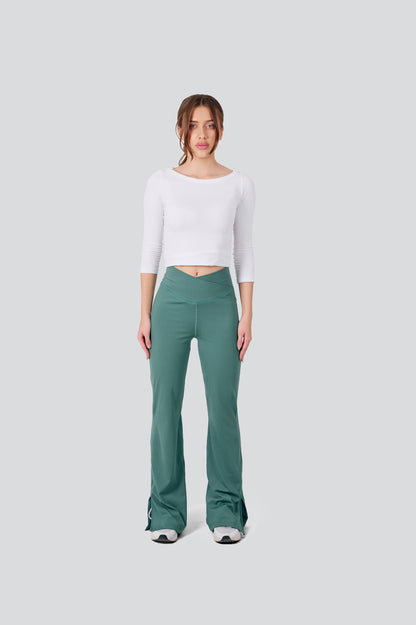 Forest Green Flare Pants