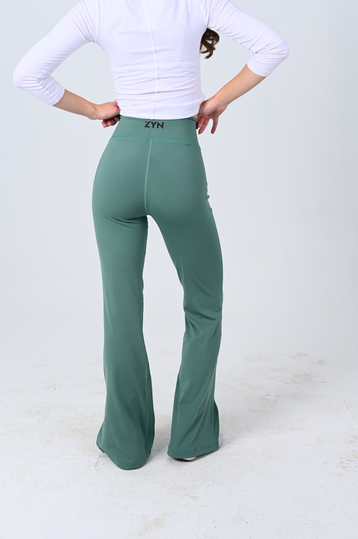 Forest Green Flare Pants