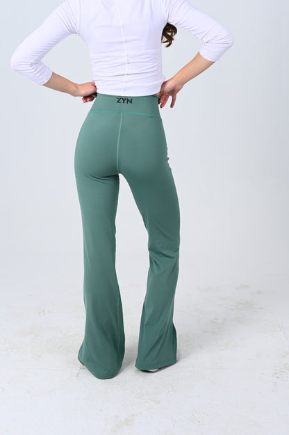 Forest Green Flare Pants