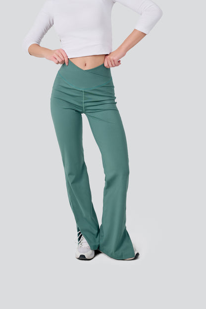 Forest Green Flare Pants