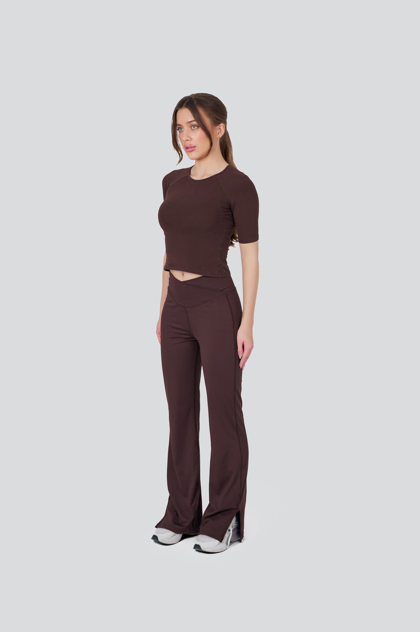Brown Flare Pants