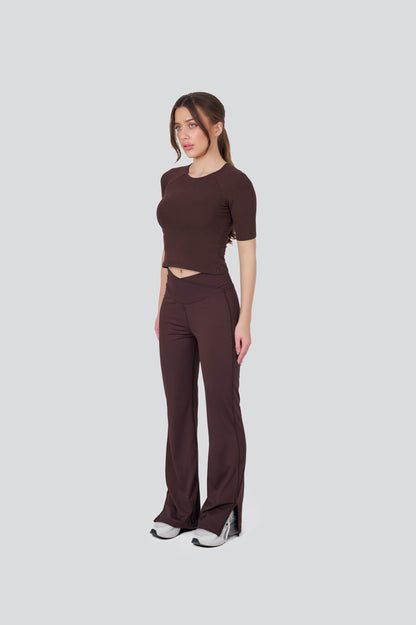 Brown Flare Pants